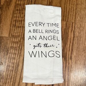 Holiday Time White Kitchen Towel